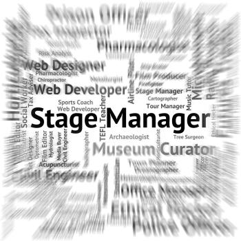 Stage Manager Represents Live Event And Broadway