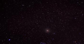 A twinkling star at night standing out amongst all the other ...