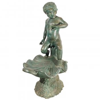 Bronze Statue Nude Boy Birdbath Fountain – Ultimate Artworks