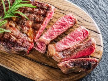 Pan-Seared New York Strip or Rib Eye Steak (for steaks at least 1 ¼ ...