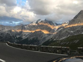 Stelvio Pass Sunset Alpine glow