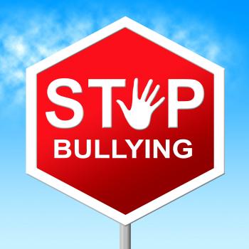 Stop Bullying Shows Push Around And Caution