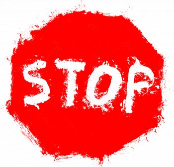 Grunge Stop Sign (PNG Transparent) | OnlyGFX.com
