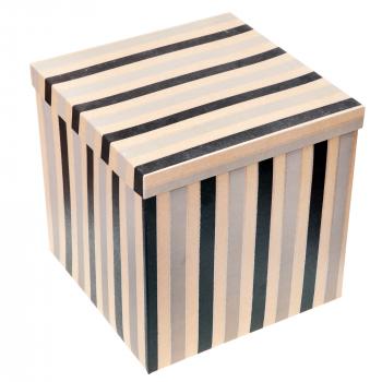 striped box