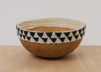 Strong wooden bowl