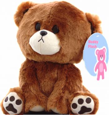 Buddy the curious Teddy Bear Stuffed Animal 9″ Plush – Buddy Plush
