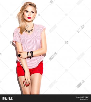 Teenage Fashion Stylish Model Girl Image & Photo | Bigstock