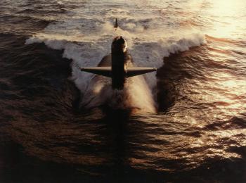 Submarine in the Ocean