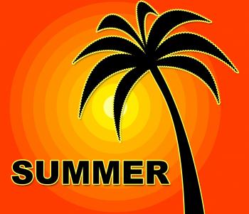 Summer Time Indicates Season Positive And Warmth