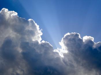 Sun Behind Clouds Free Stock Photo - Public Domain Pictures