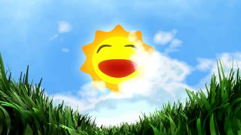 Sunny day, green grass, windy, sol, lucky, feeling, happy, warm ...