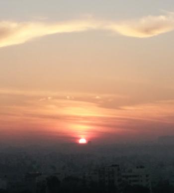 Sunrise Over the City.