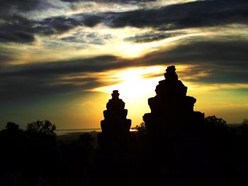Sunset at Angkor Wat - Cambodia