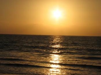 Sunset at Karachi Beach
