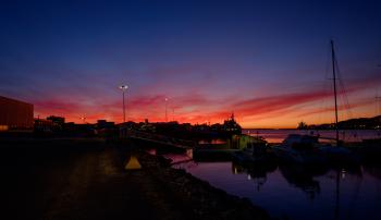 Sunset, Bodø Havn Jan 15
