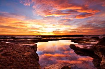 File:Sunset on the coast of Llucmajor, Mallorca.jpg - Wikimedia Commons