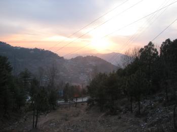 Sunset in Murree Hills (Pakistan)