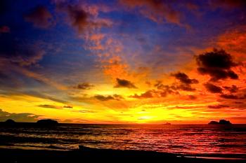 Sunset on Kai Bae Beach