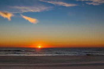 Sunset on the Seashore