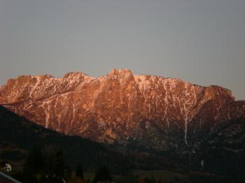 Sunset over Dolomiti
