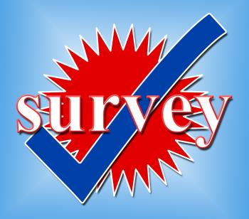 Survey Tick Shows Pass Evaluate And Approved