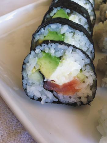Smoked Salmon Philadelphia Rolls