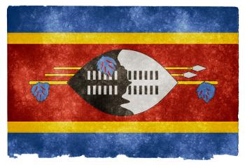 Swaziland Grunge Flag