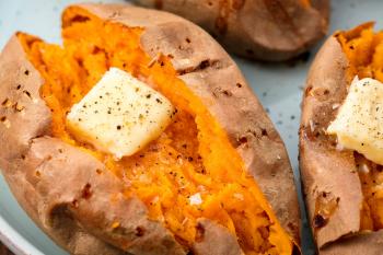 Best Baked Sweet Potato Recipe - How to Bake Whole Sweet Potatoes in ...