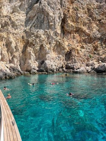 Swimming in the Adriatic sea