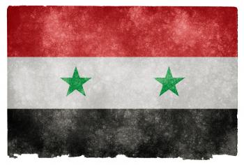 Syria Grunge Flag