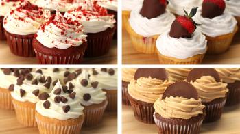 Cupcakes 4 Ways - YouTube