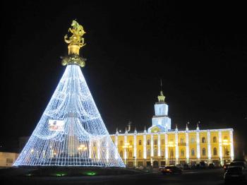 Tbilisi Friends and Christmas Lights. | Another year in Tbilisi