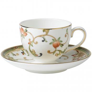 Wedgwood Oberon Leigh Flora Teacup and Saucer Set