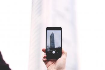 Technology capturing Skyscraper