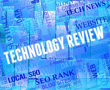 Technology Review Shows Evaluation Appraisal And Electronic