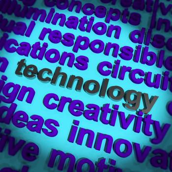Technology Word Meaning Innovation Software Improvement And Hi Tech