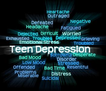 Teen Depression Indicates Lost Hope And Adolescent