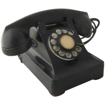 1940s Western Electric Black Desk Telephone Rotary Dial : Mendocino ...
