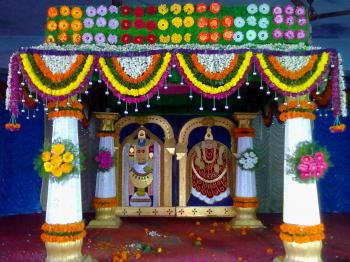 Suraj Flower Decoration Photos, Yellam Bazaar, Warangal- Pictures ...