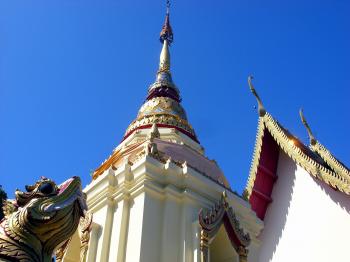 Thai Buddhist temple pagoda