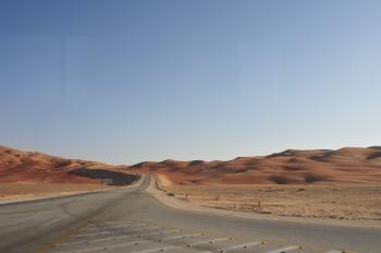 The desert road