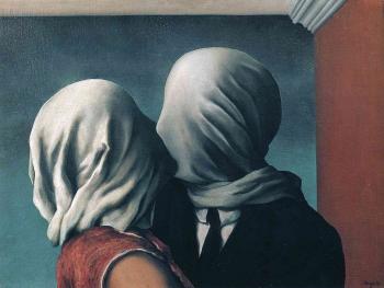 The lovers [René Magritte] | Sartle - See Art Differently