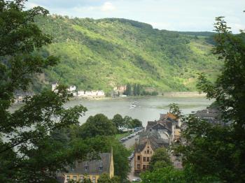 The Rhine river in Germany