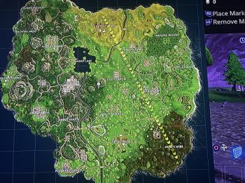 If you view the map while in the training area, you can see the ...
