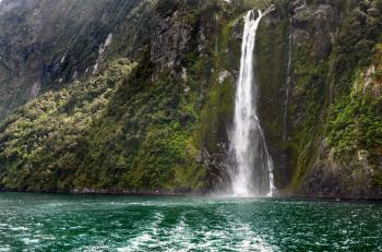 The Stirling Falls Milford Sound NZ