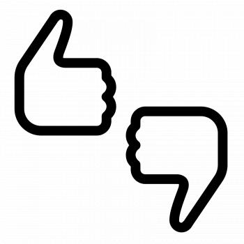Thumbs Up Down Icon - free download, PNG and vector