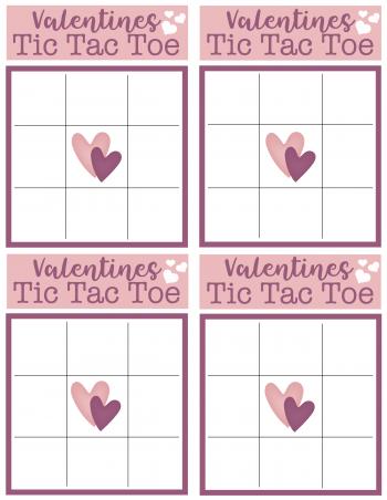 Valentines Tic Tac Toe Printable | Simply Being Mommy
