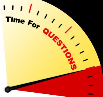 Time For Questions Message Meaning Answers Needed