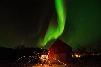 Time Lapse Photo of Aurora Borealis