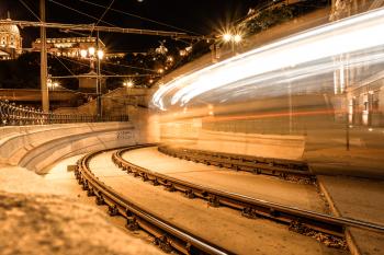 Time Lapse Photography of Train